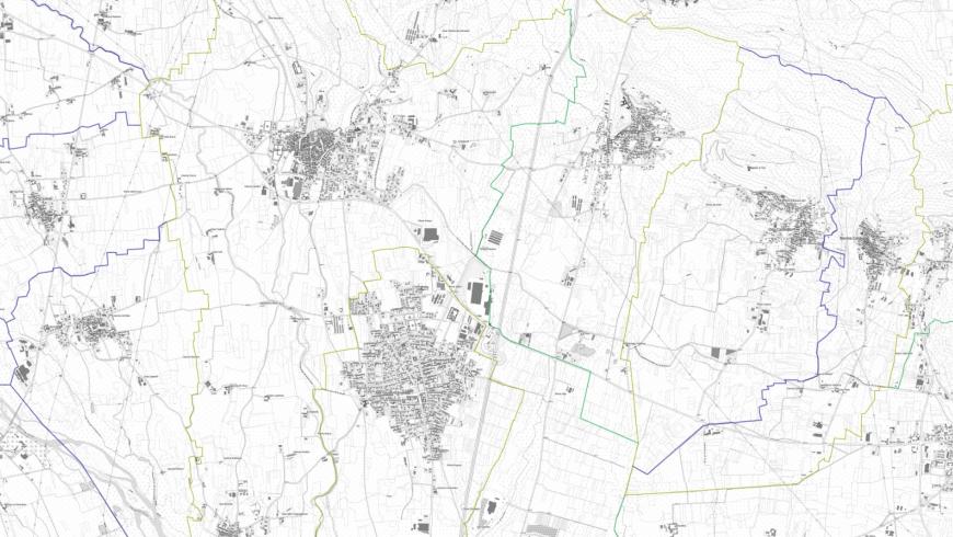 tracciato dei limiti amministrativi comunali