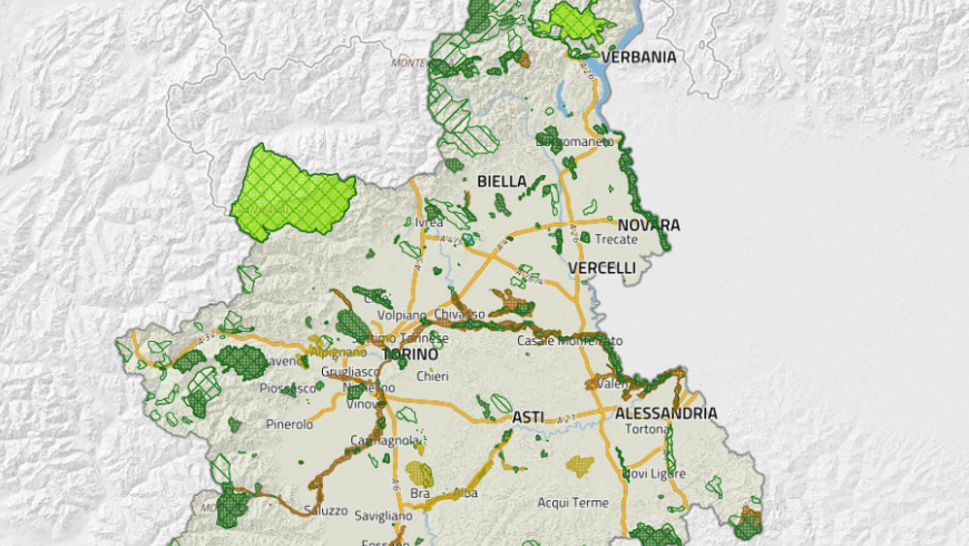 Mappa aree protette e siti Natura 2000