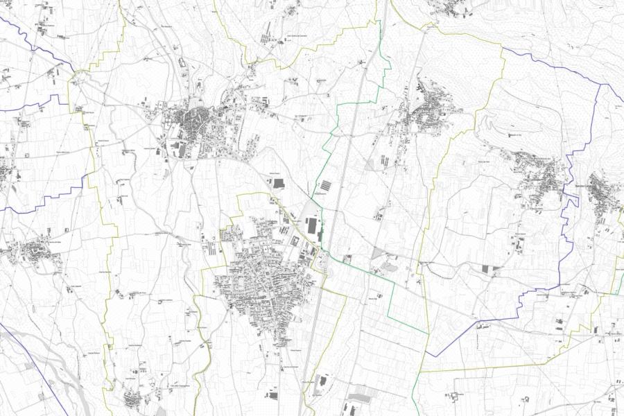tracciato dei limiti amministrativi comunali
